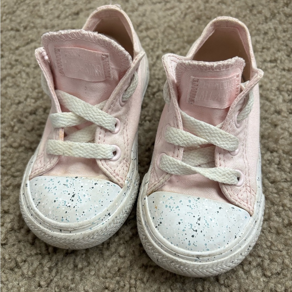 Converse Light Pink Baby Sneakers